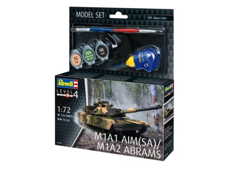 REVELL mudel M1A1 AIM(SA)/ M1A2 Abrams, 63346 