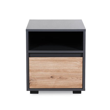 LITTLE SKY by KLUPŚ öökapike DALIA, Anthracite/Oak 