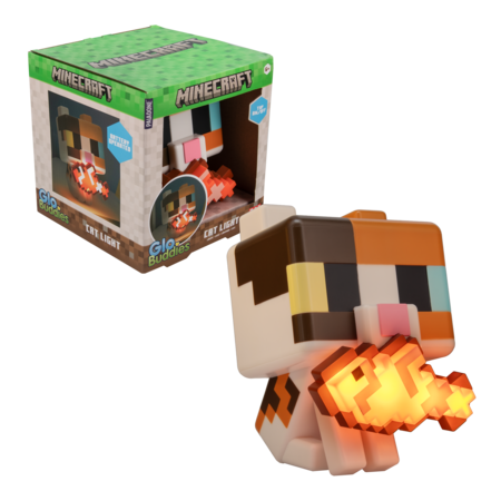PALADONE MINECRAFT dekoratiivne LED-valgusti Cat GloBuddies, PP16003MCF 