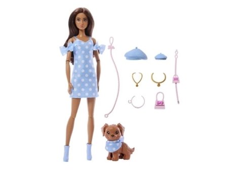 BARBIE stiilsed sõbrad - Brünett nukk, JFP38 