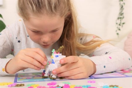 PLUS PLUS konstruktor Õppige ükssarvikuid ehitama, 3908 3908