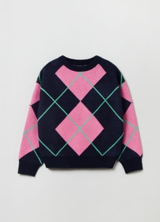 OVS GIRL3-10Y TRICOT 2H 5-6 BLUE 001829806 