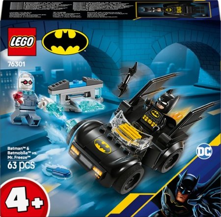 76301 LEGO® Super Heroes DC Batman™ ja Batmobile™ vs. Mr Freeze™ 