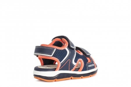 GEOX sandaalid navy/orangefluo, B150GA-0BC14-C4074 B150GA-0BC14-C4074-2