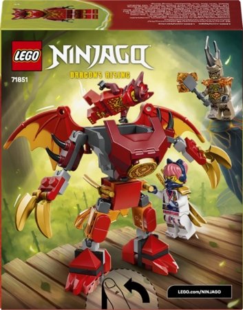71851 LEGO® NINJAGO® Kai draakoniroboti lahingupakk 