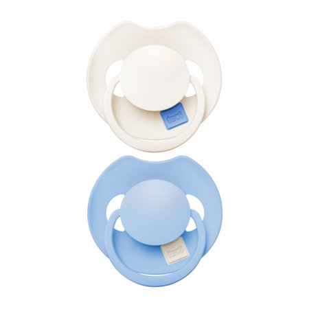 LOVI Prime silikoonist dünaamiline lutt, Frost/Glacier Cream, 0–6 kuud, 2 tk, 34/448 