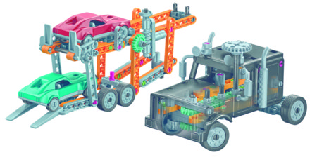 CLEMENTONI SCIENCE & PLAY BUILD ehituskomplekt Autoveok, 240 tk, 75164 