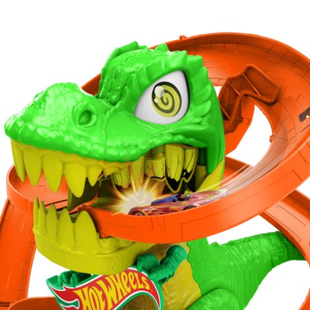 HOT WHEELS City T-Rex tuletõrjejaamas, JBM73 