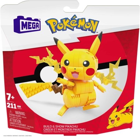 MEGA CONSTRUX POKEMON Pikachu ehituskomplekt GMD31
