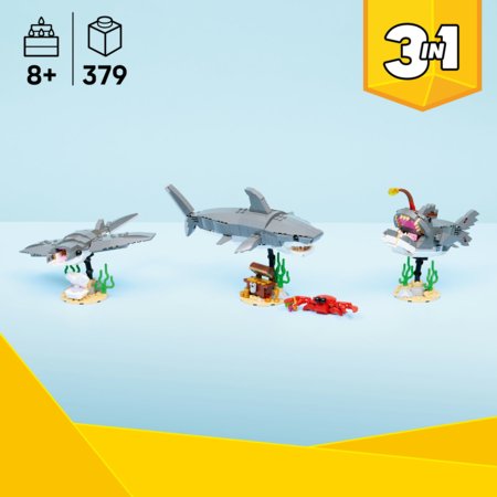 31381 LEGO® FIERCE SHARK WITH A TREASURE CHEST 