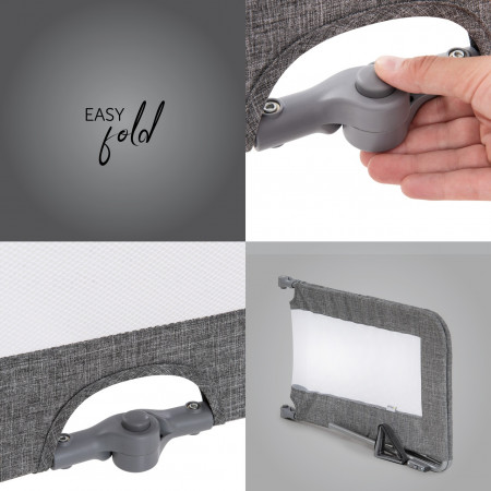 HAUCK voodipehmendus  Sleep N Safe Plus XL Melange grey 595770