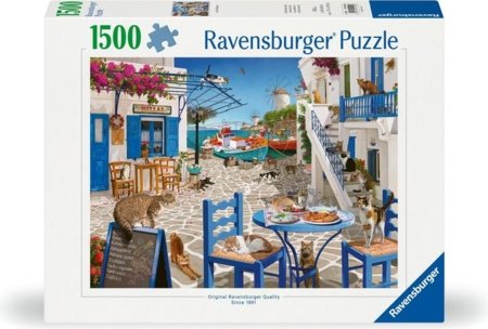 RAVENSBURGER pusle Mýkonose kassid, 1500 tk, 12001450 