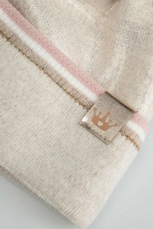 COCCODRILLO müts ACCESSORIES WINTER GIRL, kreemjas, cm 