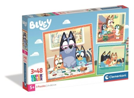 CLEMENTONI pusle Bluey 3x48 tk., 25003 