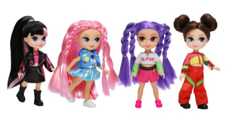 K-POP DIVA SQUAD Junior Idols nukk, 12 cm, assortii., 81159 