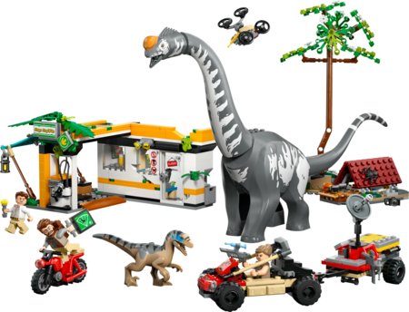 76973 LEGO® Jurassic World™ Raptori ja titanosauruse jälgimismissioon 