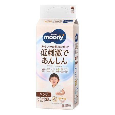 MOONY mähkmed LOW IRRITATION, XL-big,  12-22 kg., 32 tk. 