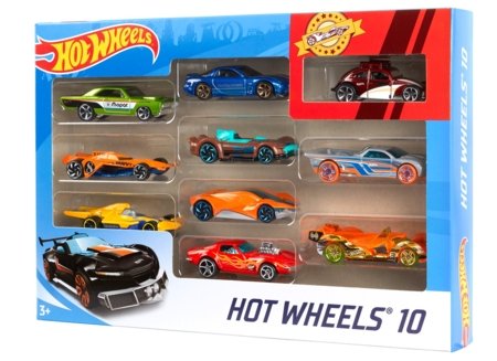 HOT WHEELS auto 10-pakk Basic, asst, 54886 