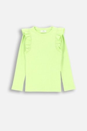 COCCODRILLO long-sleeved T-shirt ACADEMY GIRL KIDS, rohelised, ZC4143101AGK-011-092, 92 cm 