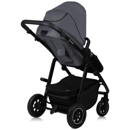 LIONELO universaalne käru AMBER PLUS 3in1, Grey graphite, LO-AMBER PLUS 