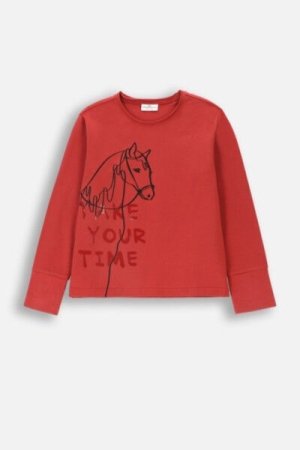 COCCODRILLO t-shirt RODEO GIRL JUNIOR, claret, ZC4143101RGJ-017-164, 164 cm 