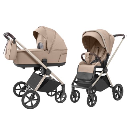 CARRELLO universaalne käru 2in1 ULTRA, Floral Beige, CRL-6527 