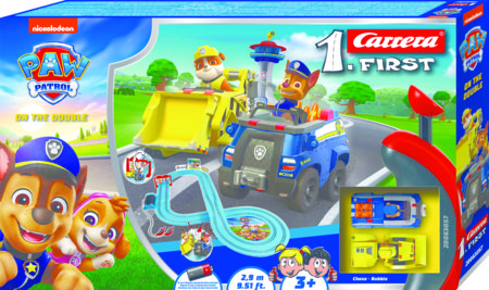 CARRERA PAW PATROL võidusõidukomplekt 2 autoga, 2,4m, 20063057 