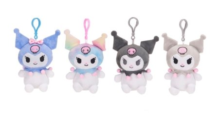 HELLO KITTY Kuromi pehme võtmehoidja, 10 cm, assort., 3279D 