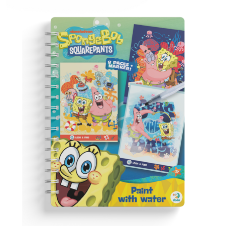 DODO maagiline veega värviraamat SpongeBob, 200642 