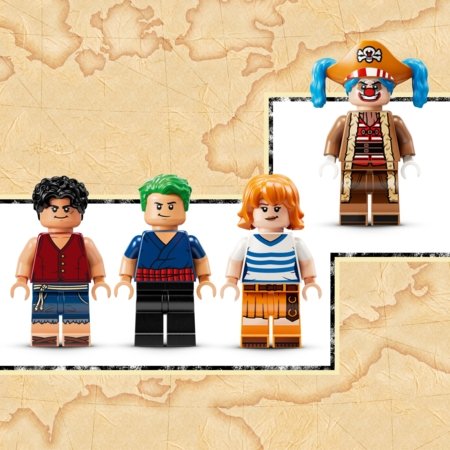 75637 LEGO® One Piece Buggy the Clowni tsirkusetelk 