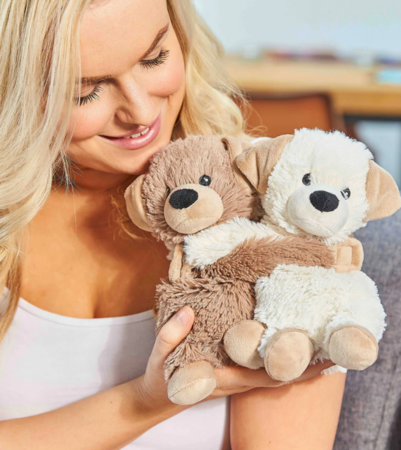Warmies soojendatav pehme mänguasi kallistavad kutsikad, HUG-PUP-1 