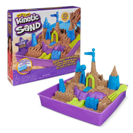 KINETIC SAND kineetilise liiva komplekt Rannaloss, 6067801 