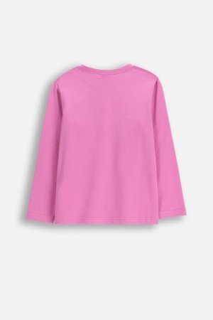 COCCODRILLO pikkade varrukatega t-särk, roosad, cm 