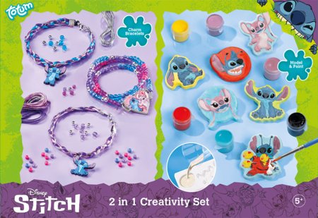 TOTUM DISNEY STITCH 2 in 1 loominguline komplekt, 700178 