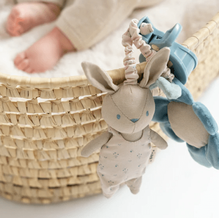 SARO riputatav mänguasi COTTON BUNNIES, Dusty blue, 21141 