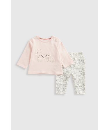 MOTHERCARE pikkade varrukatega t-särk + retuusid, GF531 