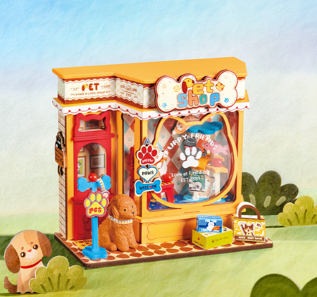 ROLIFE puidust konstruktor Lemmikloomapood, DS045 