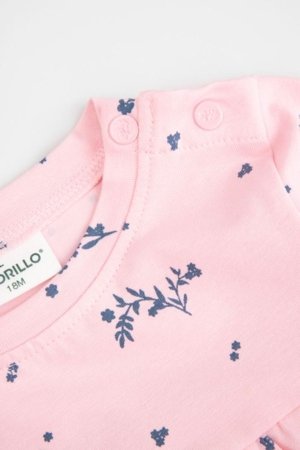 COCCODRILLO pikkade varrukatega bodi, roosa, WC6129601FGN-033-086, 86 suurus 