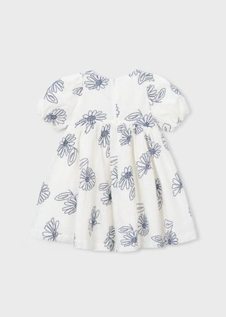 MAYORAL lühikeste varrukatega kleit, natural, 3.921-90, 92  cm 