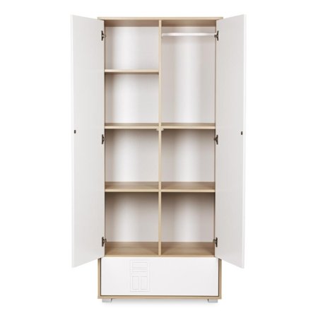 LITTLE SKY by KLUPŚ kapp IDA, White/Beech 