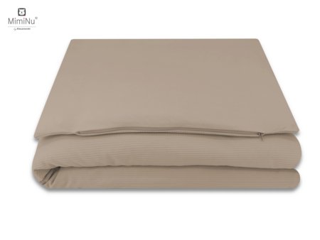 MIMINU 2-osaline voodipesukomplekt Soft, 135x100 cm., 40x60 cm., Mocha 