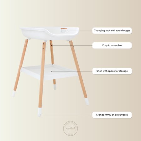 MARKLAND mähkimislaud, White, 18-10MKL 