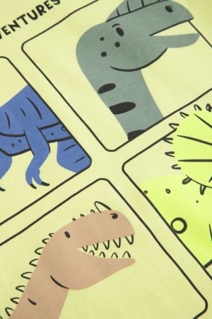 COCCODRILLO lühikeste varrukatega t-särk, kollased, cm 