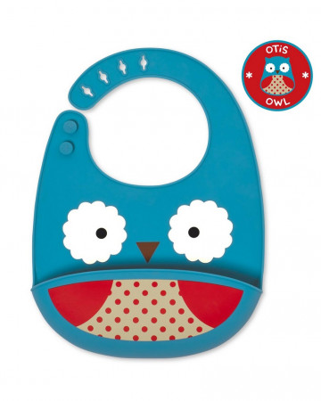 SKIP HOP silikoon pudipõll Zoo Fold & Go Owl 232200 