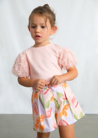 MAYORAL lühikeste varrukatega t-särk, blossom, 3.001-47, 98  cm 