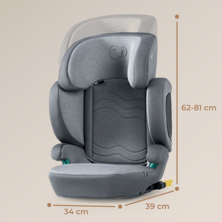 KINDERKRAFT turvatool XPAND 2 PRO, i-Size 100–150 cm, hall, KCXPPR02GRY0000 