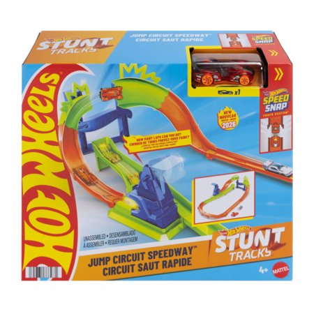 HOT WHEELS Stunt Tracks võidusõiduraja komplekt, assortii, JLM90 