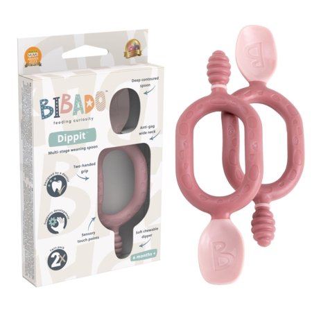 BIBADO lusikas, BLUSH TWO PACK, BIB216 
