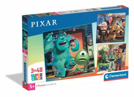 CLEMENTONI pusle Square Disney Pixar, 3x48 tk., 25065 
