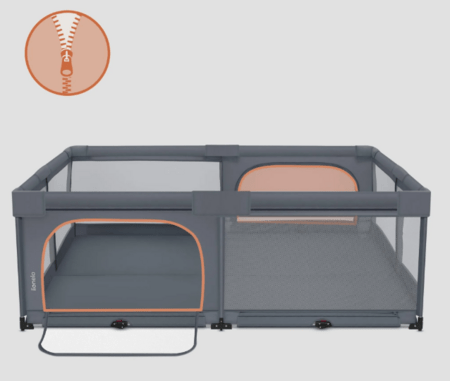 LIONELO mänguaedik-maneež FLORENCE XL EASY FOLD, Grey stone, LO-FLORENCE XL EASY FOLD 